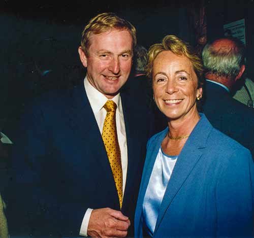 Mr Enda Kenny T.D., and Kathleen Villiers-Tuthill